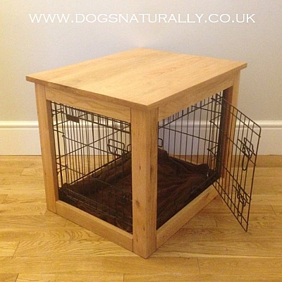 Oak Dog Crate/Table (Large)